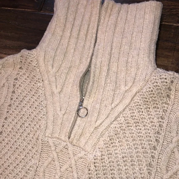 SINCERELY JULES chunky knit ivory color sweater size small - Picture 3 of 6
